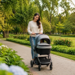 Carrinho com freio nas rodas é importante? Entenda segurança, estabilidade e prevenção de acidentes com o bebê.