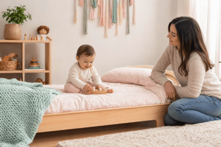 Cama montessoriana realmente entrega mais autonomia? Entenda benefícios, limites, segurança e influência no sono infantil.