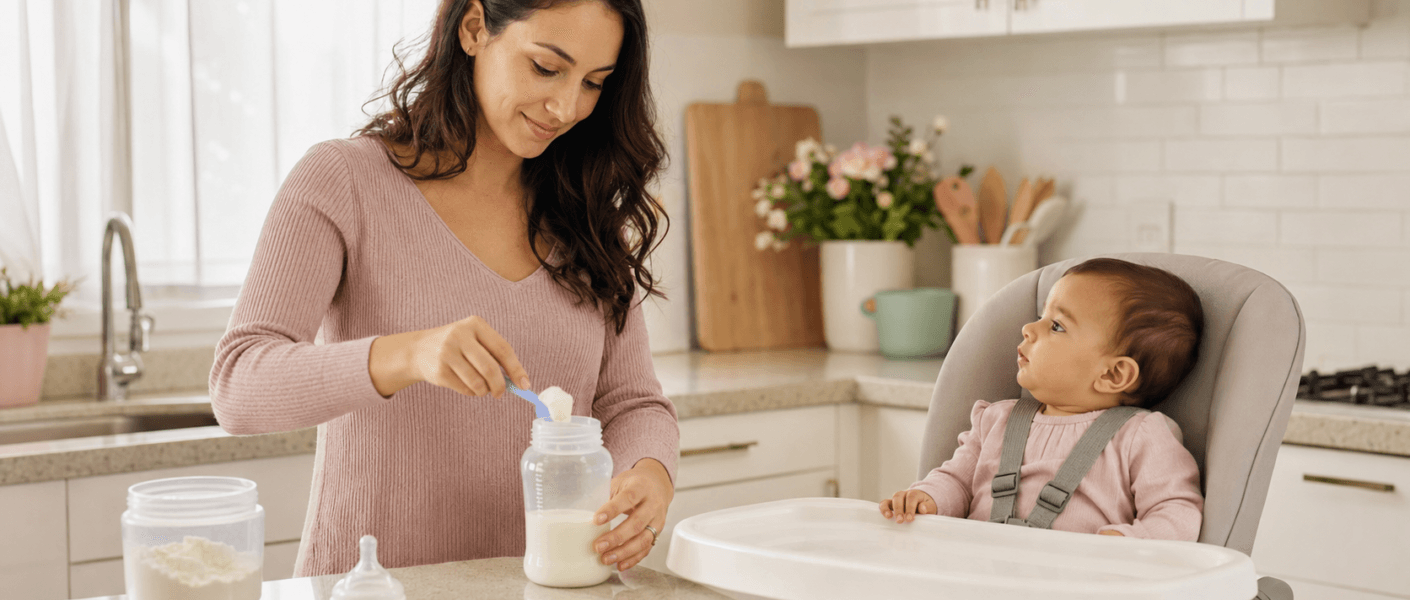 Fórmula infantil líquida ou em pó: qual compensa? Compare segurança, praticidade, preparo e custo.