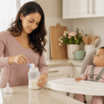 Fórmula infantil líquida ou em pó: qual compensa? Compare segurança, praticidade, preparo e custo.