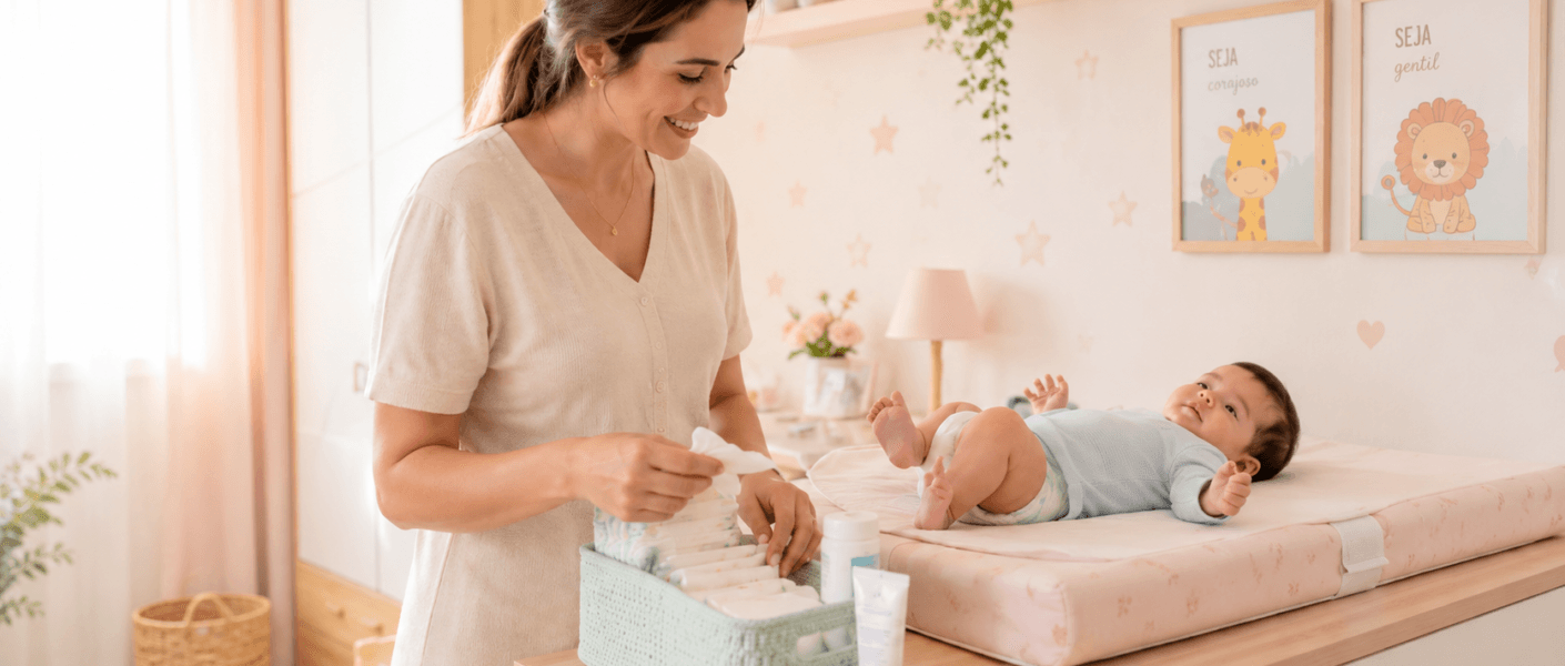 Como saber se a absorção da fralda é boa? Veja sinais na pele, vazamentos, umidade e conforto do bebê.