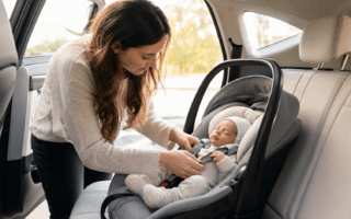 Bebê conforto pode ser usado em recém-nascidos muito pequenos? Veja critérios de peso, ajuste, respiração e segurança.