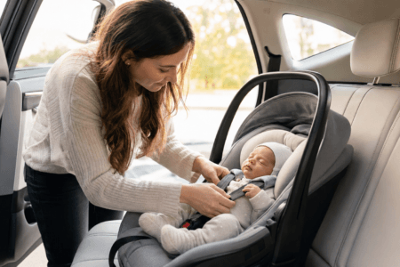 Bebê conforto pode ser usado em recém-nascidos muito pequenos? Veja critérios de peso, ajuste, respiração e segurança.