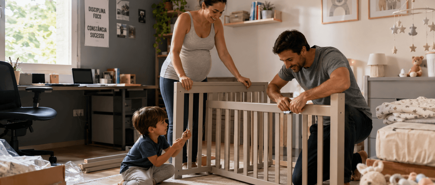Quando devo começar a organizar o quarto do bebe?