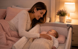 Berço acoplado ajuda mães de primeira viagem? Entenda segurança, sono, amamentação e cuidados nos primeiros meses.