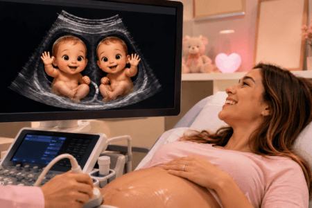 Acabei de descobrir uma gravidez de gêmeos: quais são os primeiros passos?