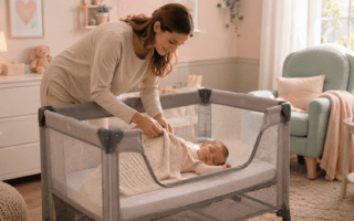 Como saber se o berço portátil oferece boa ventilação? Veja sinais, telas, temperatura e cuidados para sono seguro.