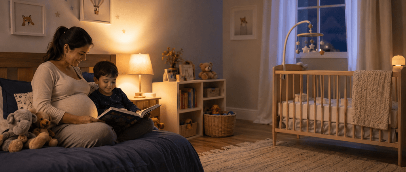 Como preparar o irmão mais velho para dividir o quarto com o bebê?