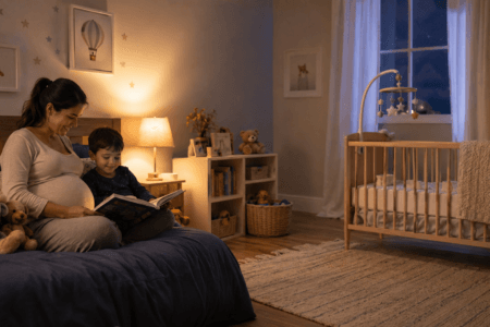 Como preparar o irmão mais velho para dividir o quarto com o bebê?