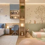 Como decorar um quarto compartilhado sem perder a identidade de cada filho?