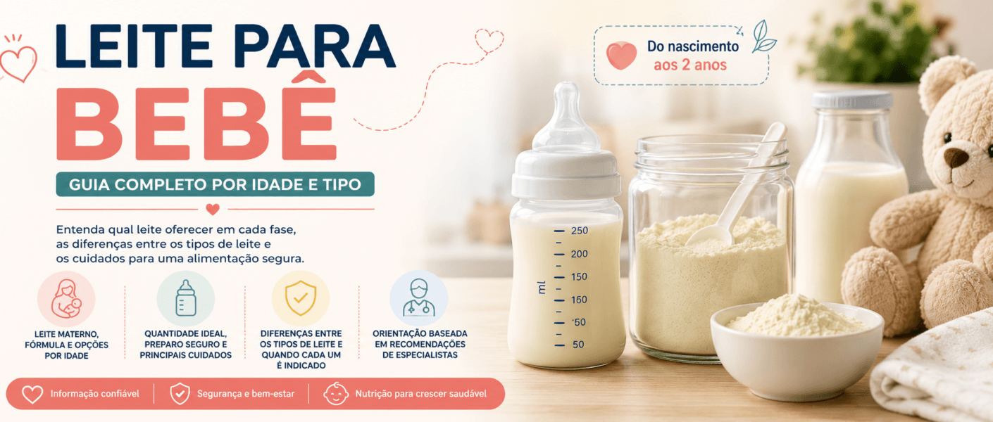 Leite para bebê guia completo por idade e tipo