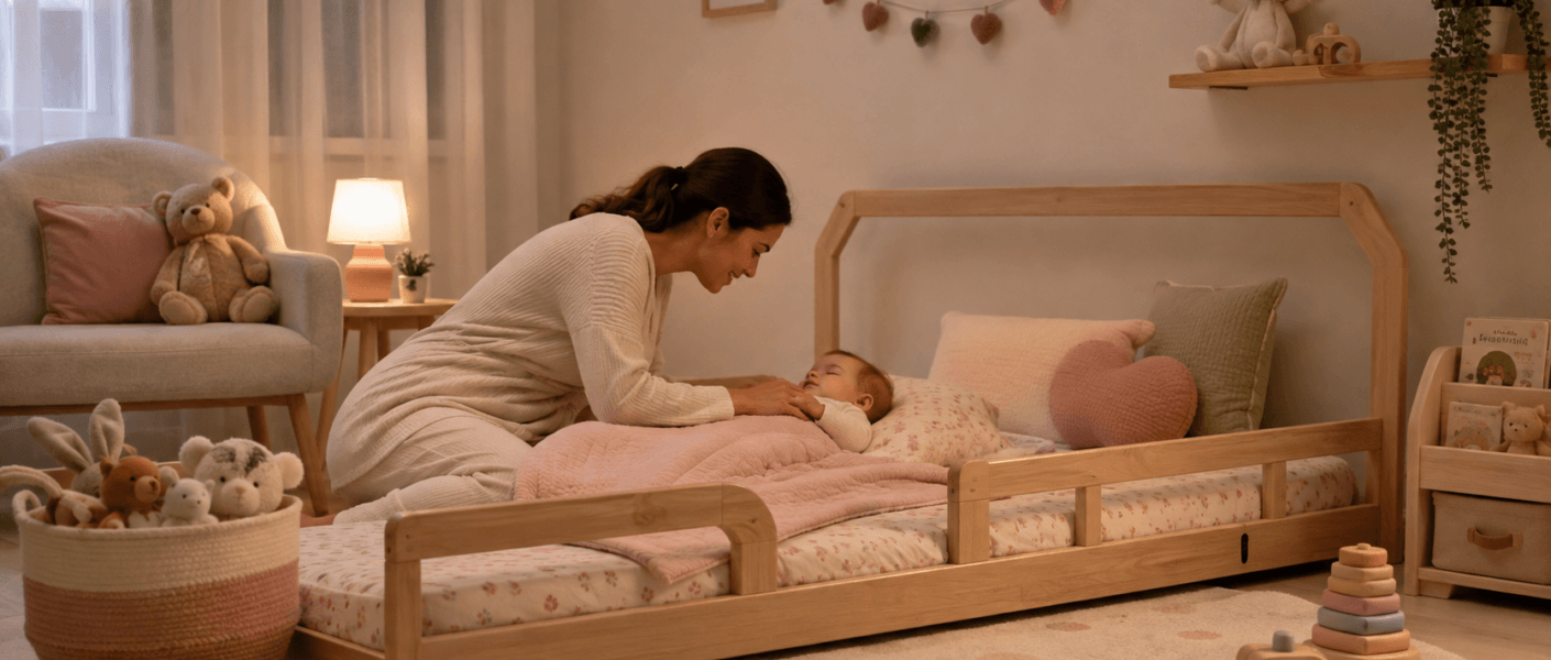 Como evitar erros na compra da cama montessoriana? Veja segurança, medidas, colchão e transição infantil.