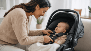 Quais acessórios são realmente úteis no bebê conforto? Veja o que ajuda sem comprometer segurança e ajuste.