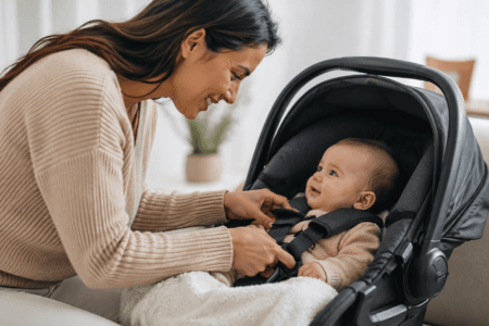 Quais acessórios são realmente úteis no bebê conforto? Veja o que ajuda sem comprometer segurança e ajuste.