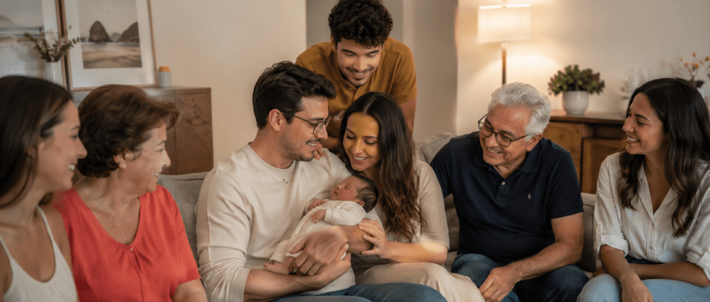 Quando é seguro começar a receber visitas após o nascimento do bebê?