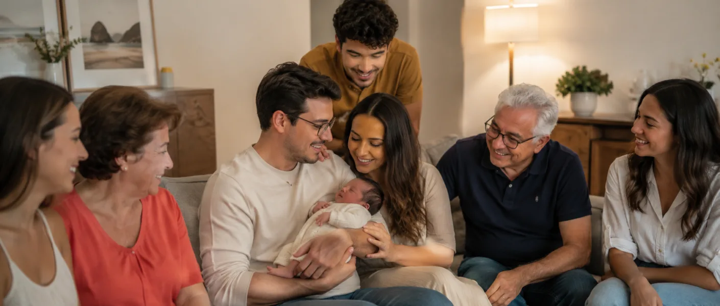 Quando é seguro começar a receber visitas após o nascimento do bebê?