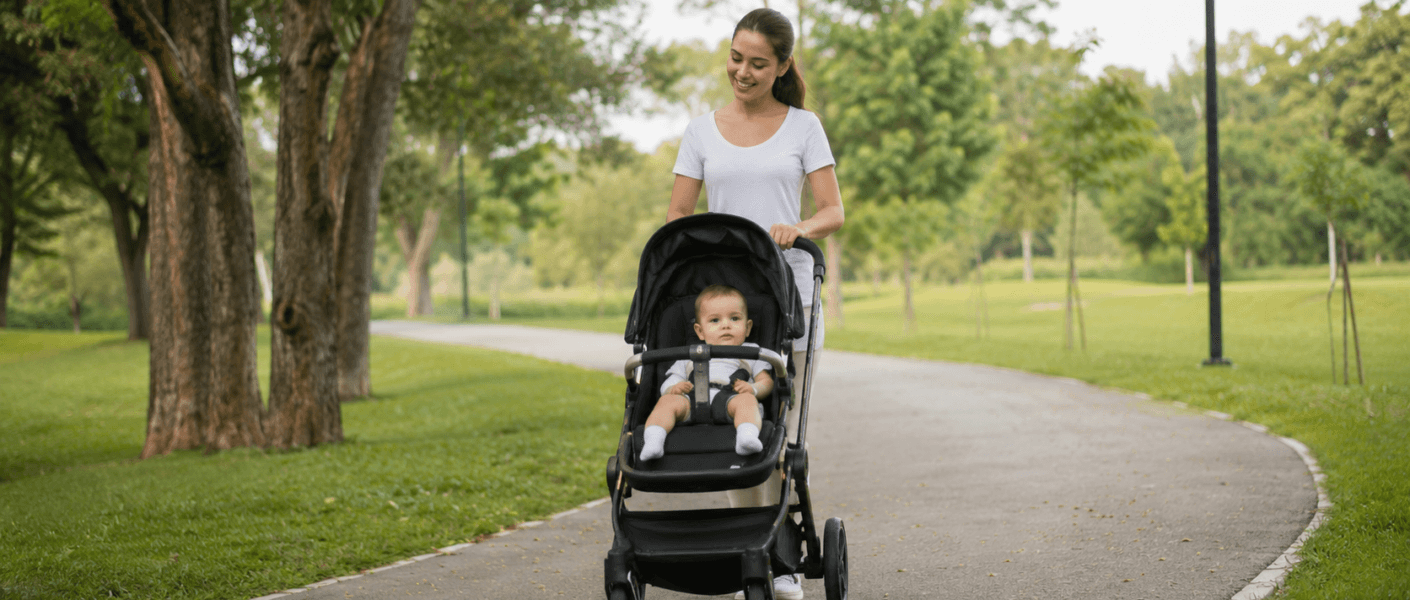 Qual carrinho de bebê escolher para o primeiro filho? Veja critérios de segurança, conforto, tamanho e praticidade.