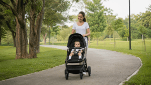 Qual carrinho de bebê escolher para o primeiro filho? Veja critérios de segurança, conforto, tamanho e praticidade.