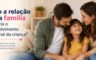 Como a relação com a família influencia o desenvolvimento emocional da criança?
