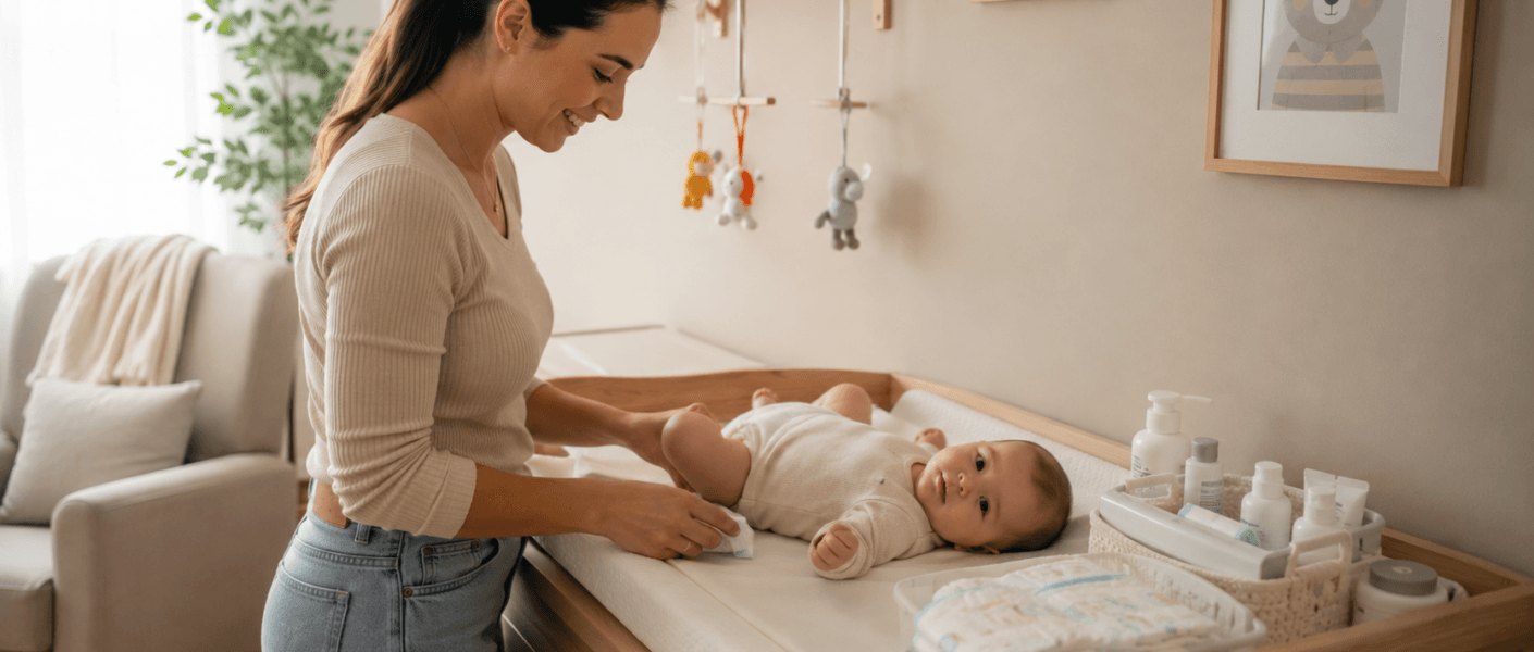Fralda com abas ou fralda de vestir: qual é melhor? Compare ajuste, trocas, mobilidade, absorção e cuidados com a pele do bebê.