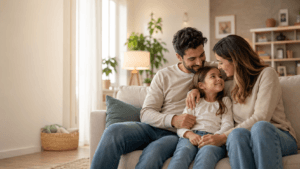 O que faz uma criança se sentir emocionalmente segura em casa?
