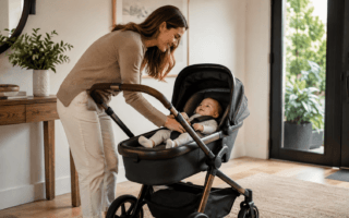 Carrinho de bebê com ajuste de altura é vantajoso? Entenda benefícios ergonômicos, conforto e limitações do recurso.