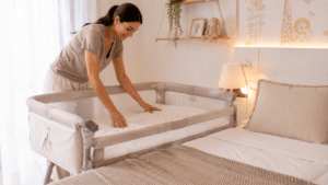 Berço acoplado ou berço portátil: qual é mais prático? Compare mobilidade, segurança, espaço e rotina do bebê.