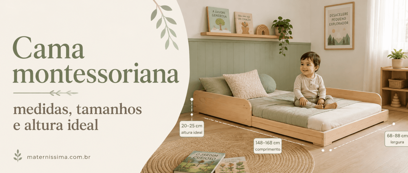 medidas da cama montessoriana