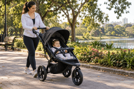 Carrinho de bebê 3 rodas ou 4 rodas: qual é melhor? Compare estabilidade, terreno, segurança e praticidade.