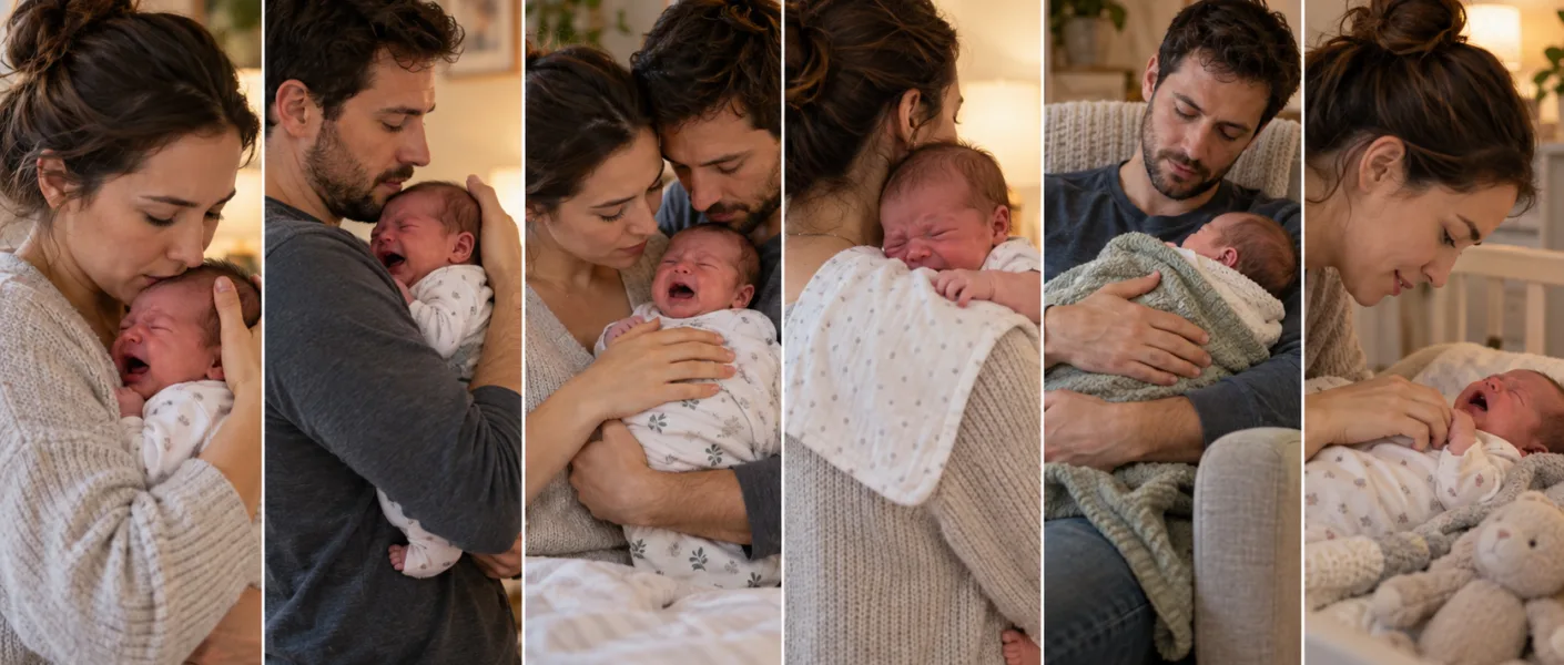 Por que meu bebe chora tanto nos primeiros dias?
