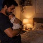 Por que meu bebe só dorme no colo?