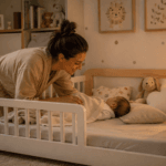 Cama montessoriana com grade baixa ou alta: qual é melhor? Entenda segurança, quedas, idade e escolha da grade.
