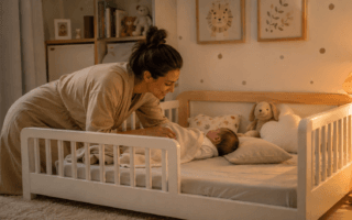 Cama montessoriana com grade baixa ou alta: qual é melhor? Entenda segurança, quedas, idade e escolha da grade.