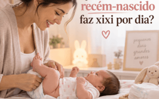 Quantas vezes o recém nascido faz xixi por dia?
