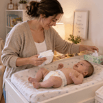 Por que a fralda vaza na barriga do bebê? Entenda tamanho, ajuste, absorção e os principais motivos do vazamento.