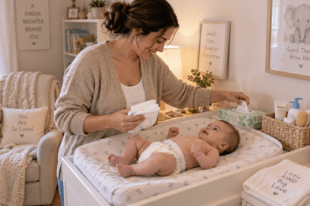 Por que a fralda vaza na barriga do bebê? Entenda tamanho, ajuste, absorção e os principais motivos do vazamento.