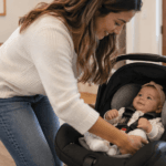 Quais características tornam um bebê conforto mais seguro? Entenda certificação, instalação, arnês e proteção contra impactos.