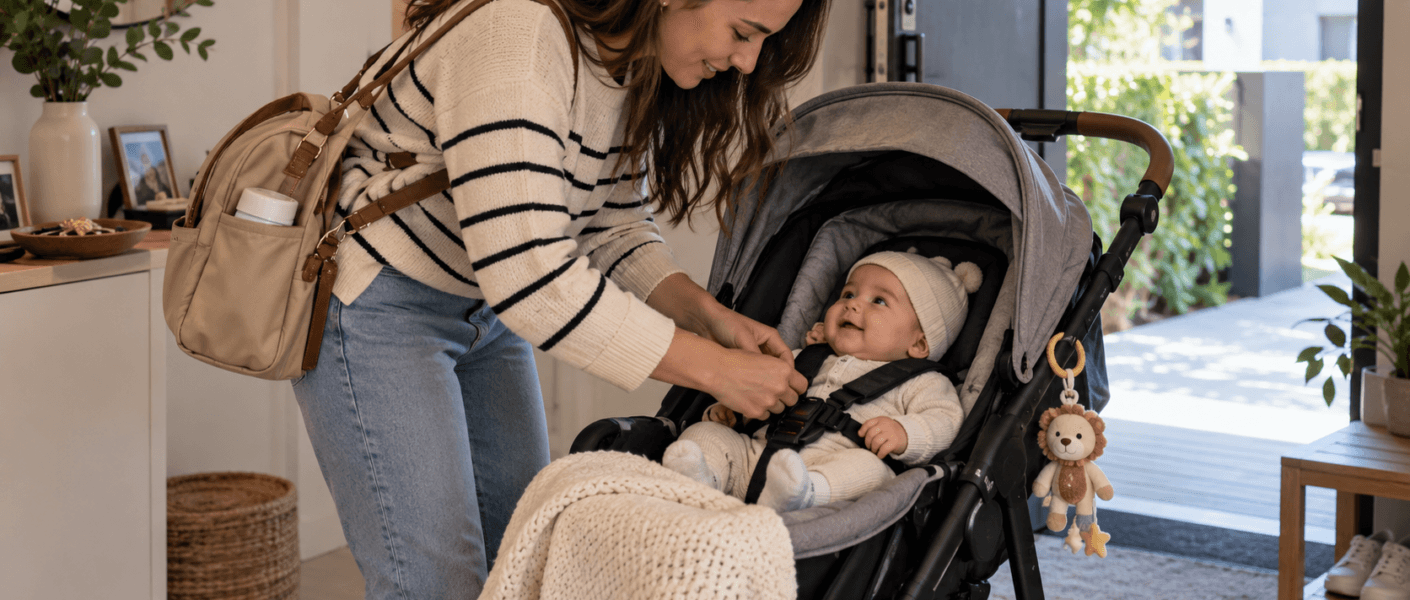Quais erros evitar ao escolher um carrinho de bebê? Veja cuidados com segurança, conforto, tamanho, freios e cinto.