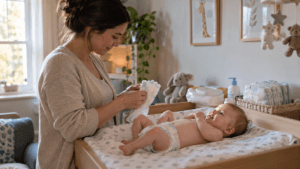 Como escolher fralda para bebê com pernas finas? Veja como avaliar tamanho, ajuste, vazamentos e conforto do bebê.