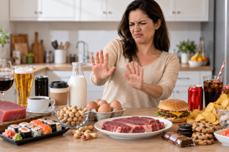 Quais alimentos devem ser evitados durante a amamentação? Veja cuidados com café, álcool, peixes e alergias.