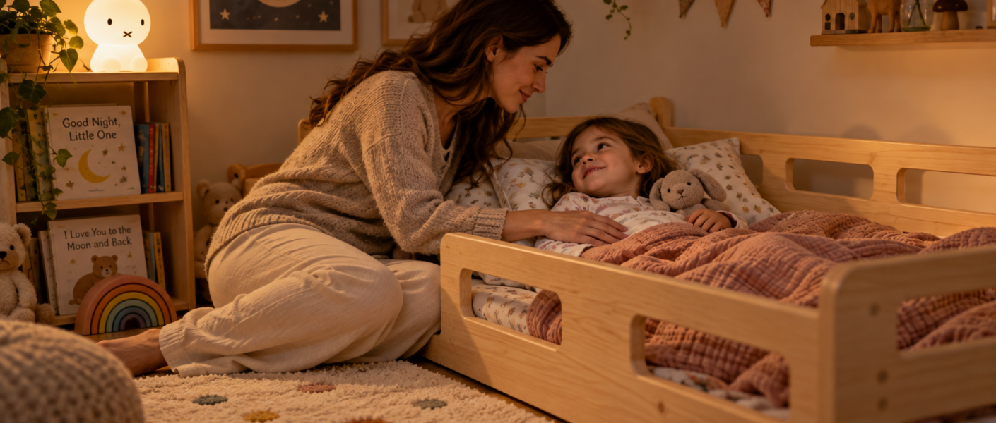 Cama montessoriana para criança de 4 anos ainda compensa? Entenda benefícios, segurança, tamanhos e quando vale a pena.