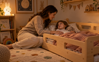 Cama montessoriana para criança de 4 anos ainda compensa? Entenda benefícios, segurança, tamanhos e quando vale a pena.