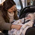 Como usar bebê conforto no inverno sem comprometer a segurança? Saiba ajustar o cinto, escolher roupas e evitar riscos.