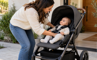 Carrinho de bebê com apoio para os pés faz diferença? Entenda como o recurso influencia conforto, postura e segurança.