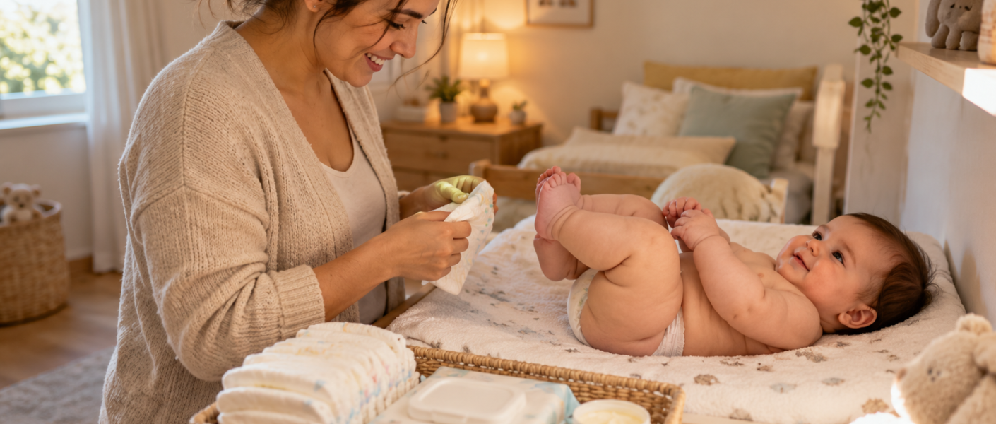 Como escolher fralda para bebê com pernas grossas? Entenda tamanho, elásticos, ajuste e sinais de desconforto.