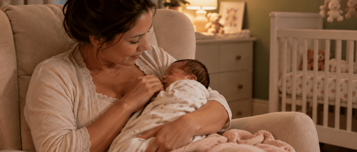 Preciso acordar meu bebe recém nascido para mamar?
