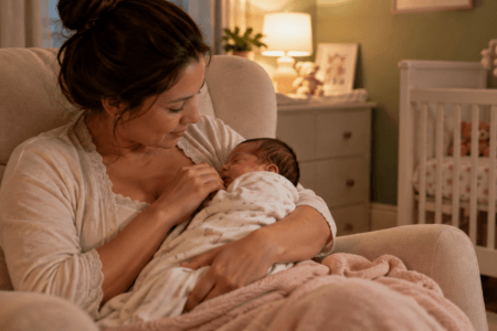 Preciso acordar meu bebe recém nascido para mamar?